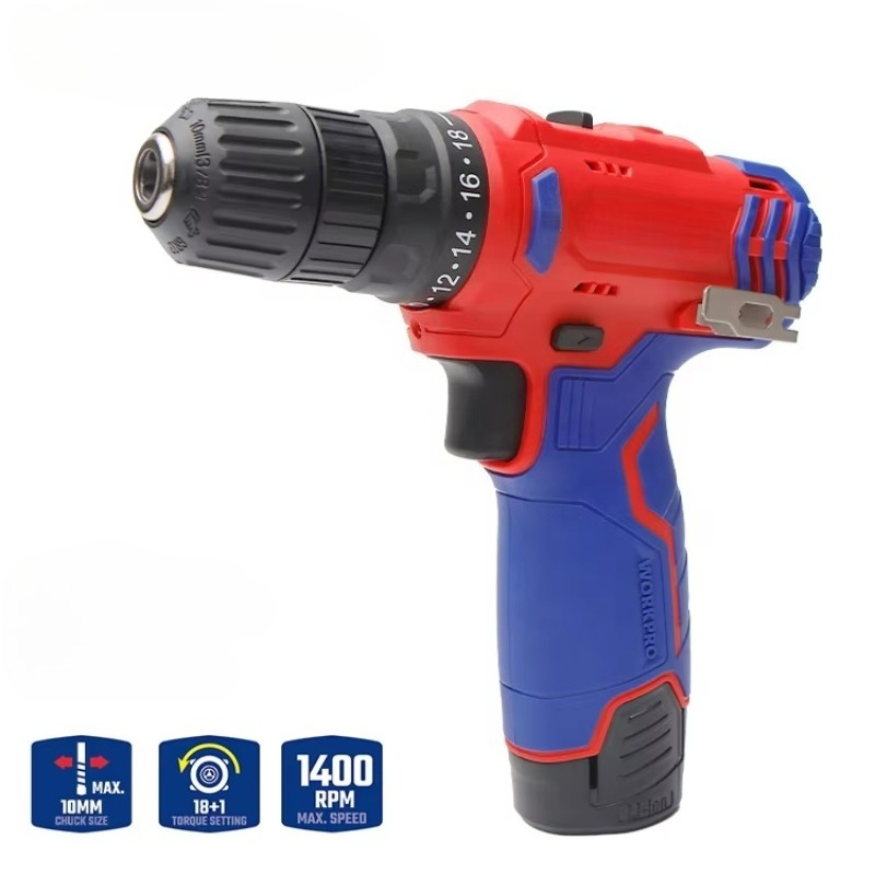 Power Tools Drill - Furadeira Sem Fio 12V 10mm, Ferramenta