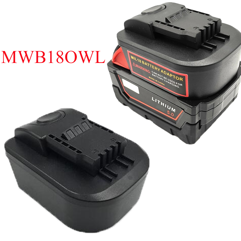 Power Tools Orange - Conversor de adaptador de bateria mwb18owl