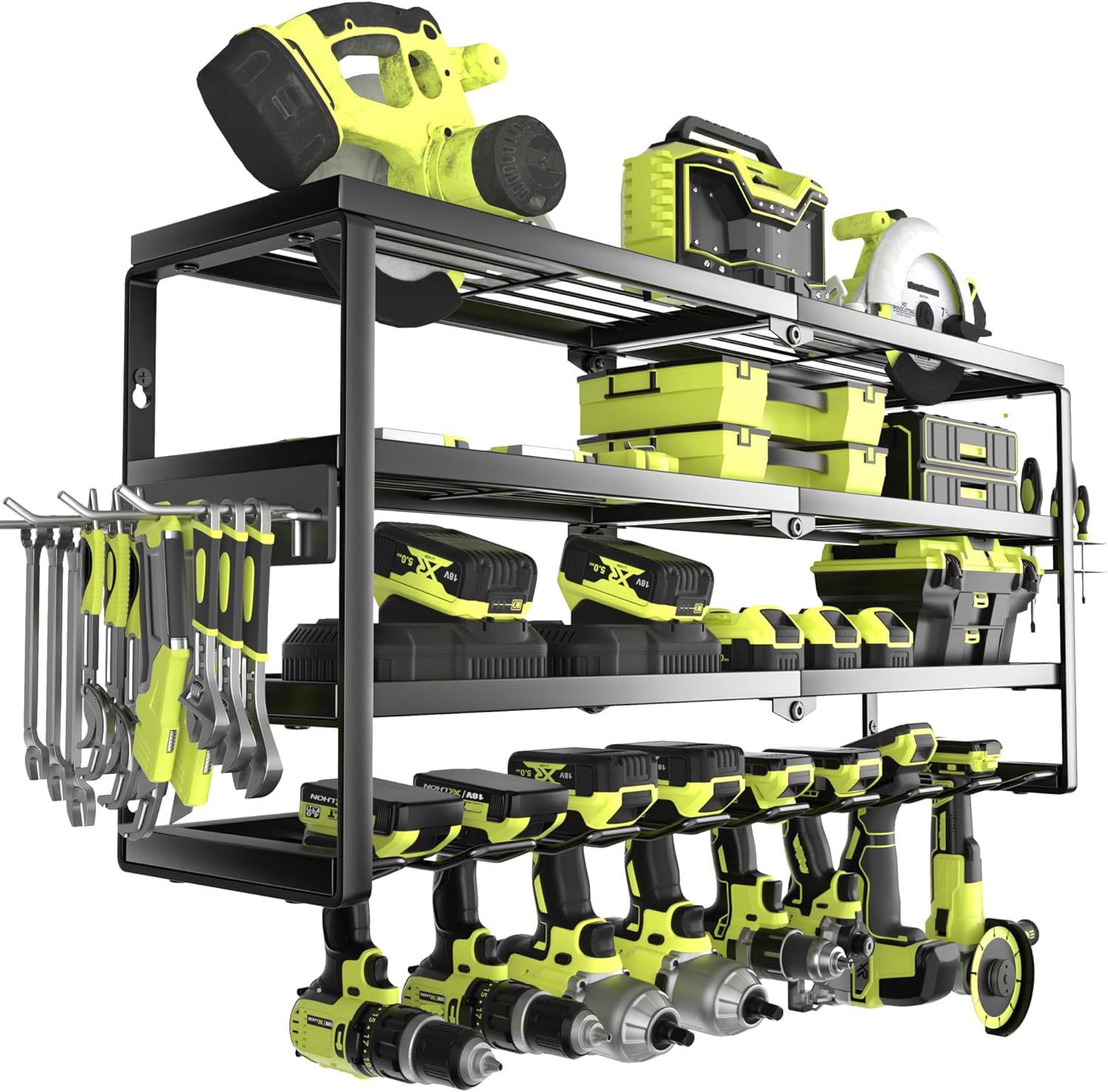 Power Tools Rack - Organizador de Ferramentas Elétricas de Parede