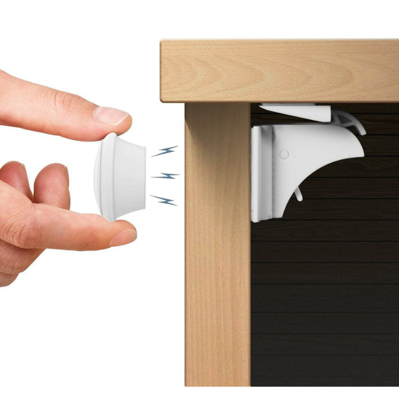 Power Tools Kids - Fechaduras magnéticas de segurança infantil, sem