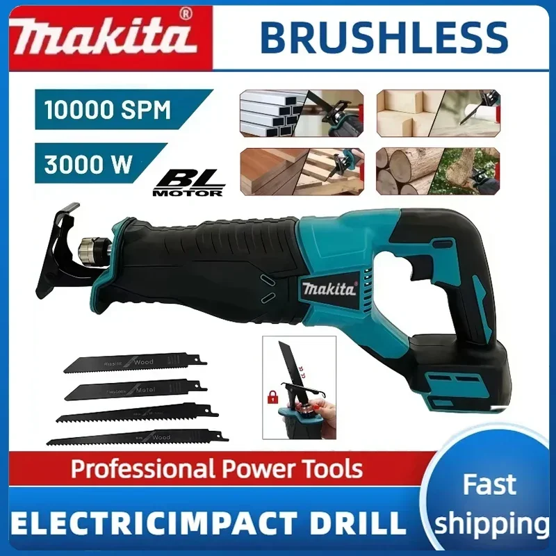 Reciprocating Saw Cordless - Serra Recíproca Makita Sem Escovas, Ferramenta