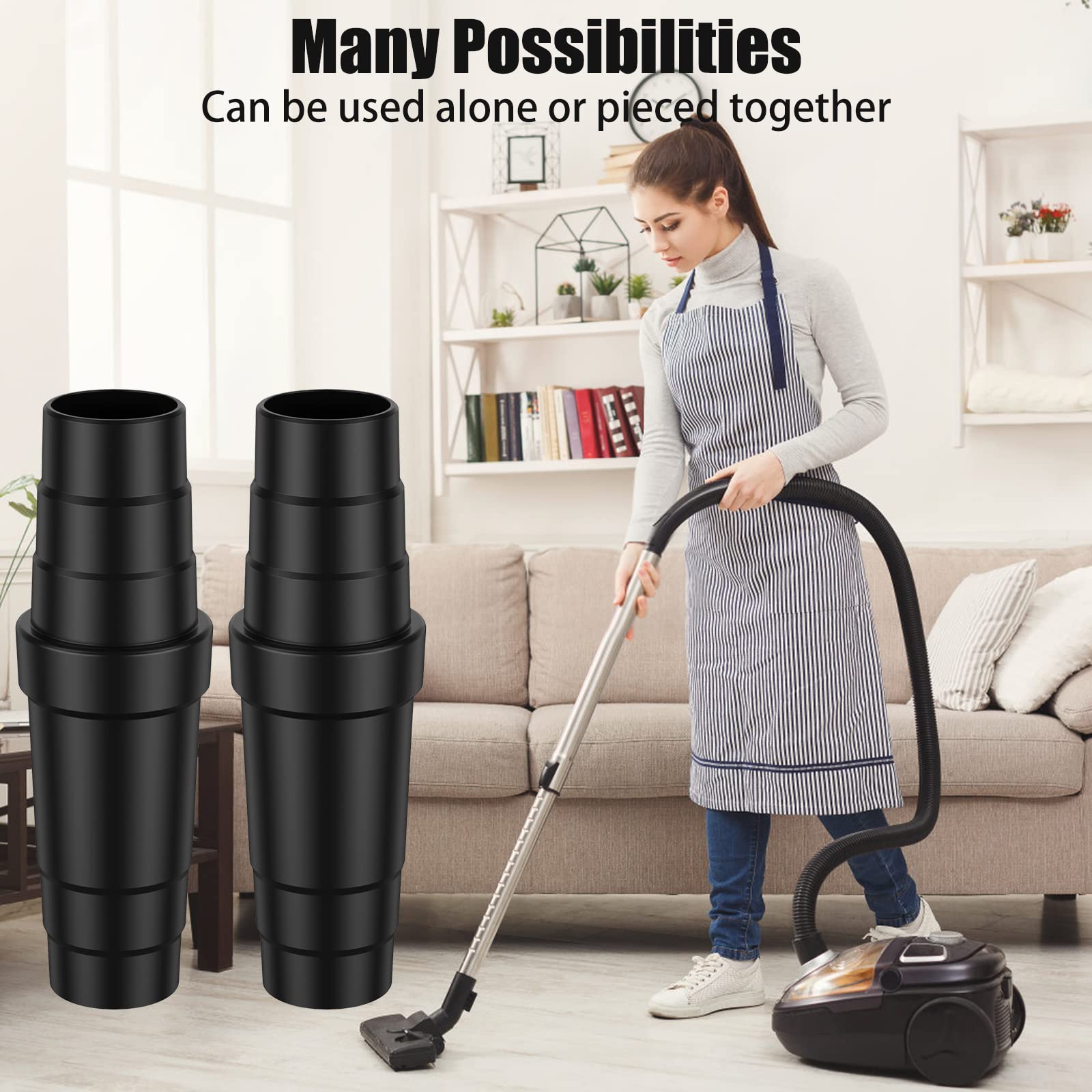Vacuum Cleaner Power Tools - Conjunto de Conectores Adaptadores de Mangueira