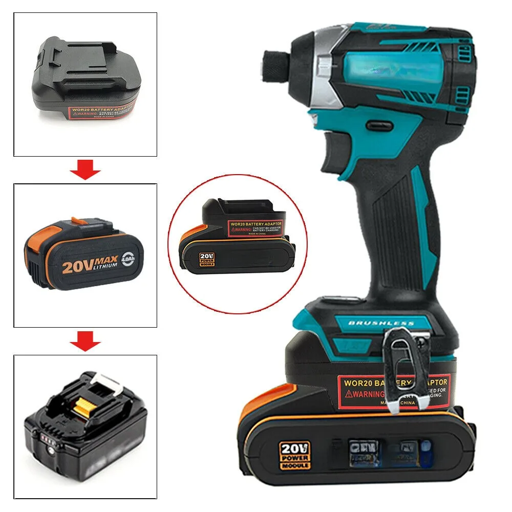 Power Tools Orange - Adaptador de bateria conversor para absx