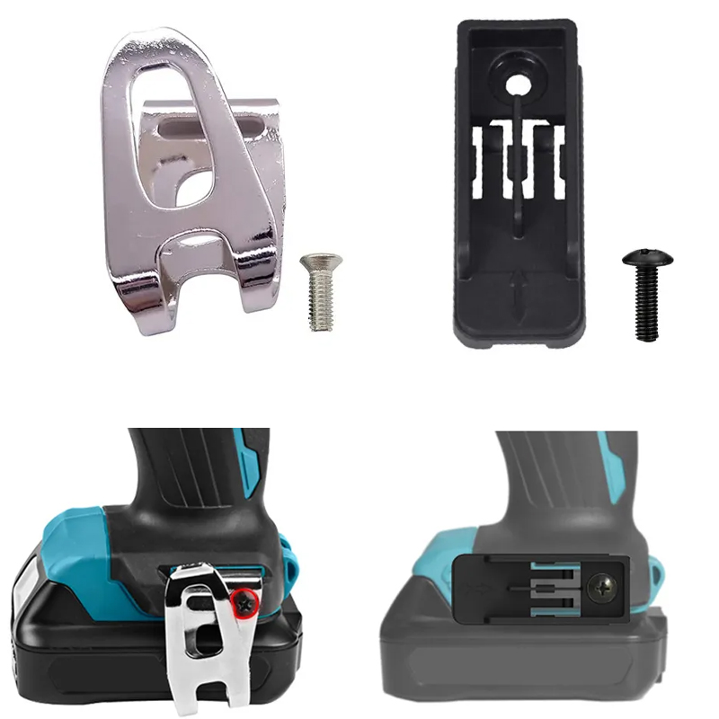 Power Tools Book - Gancho de cinto porta-pontas com parafuso