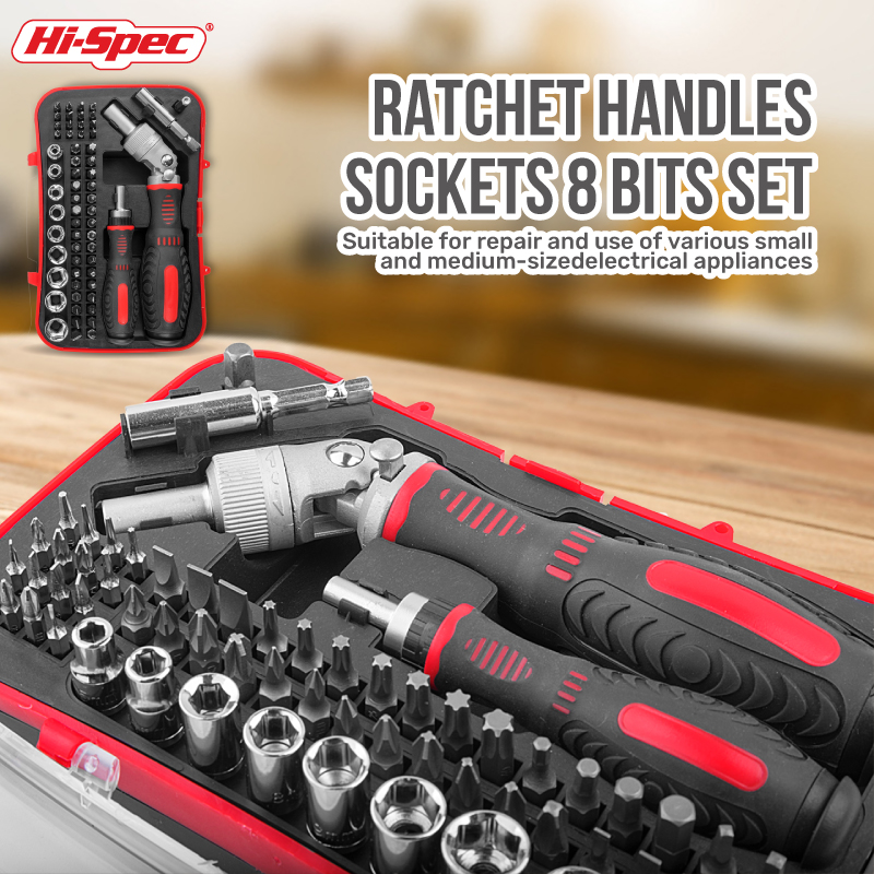 Power Tools Catalogue - Hi-spec catraca alças conjunto de chave