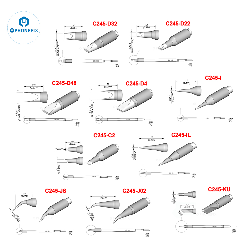 Power Tools Book - Pontas da série oem c245 c470