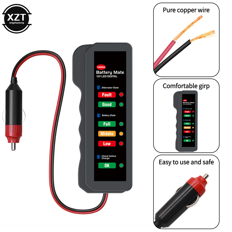 Power Tools Display - Testador de Bateria Automotiva com Display