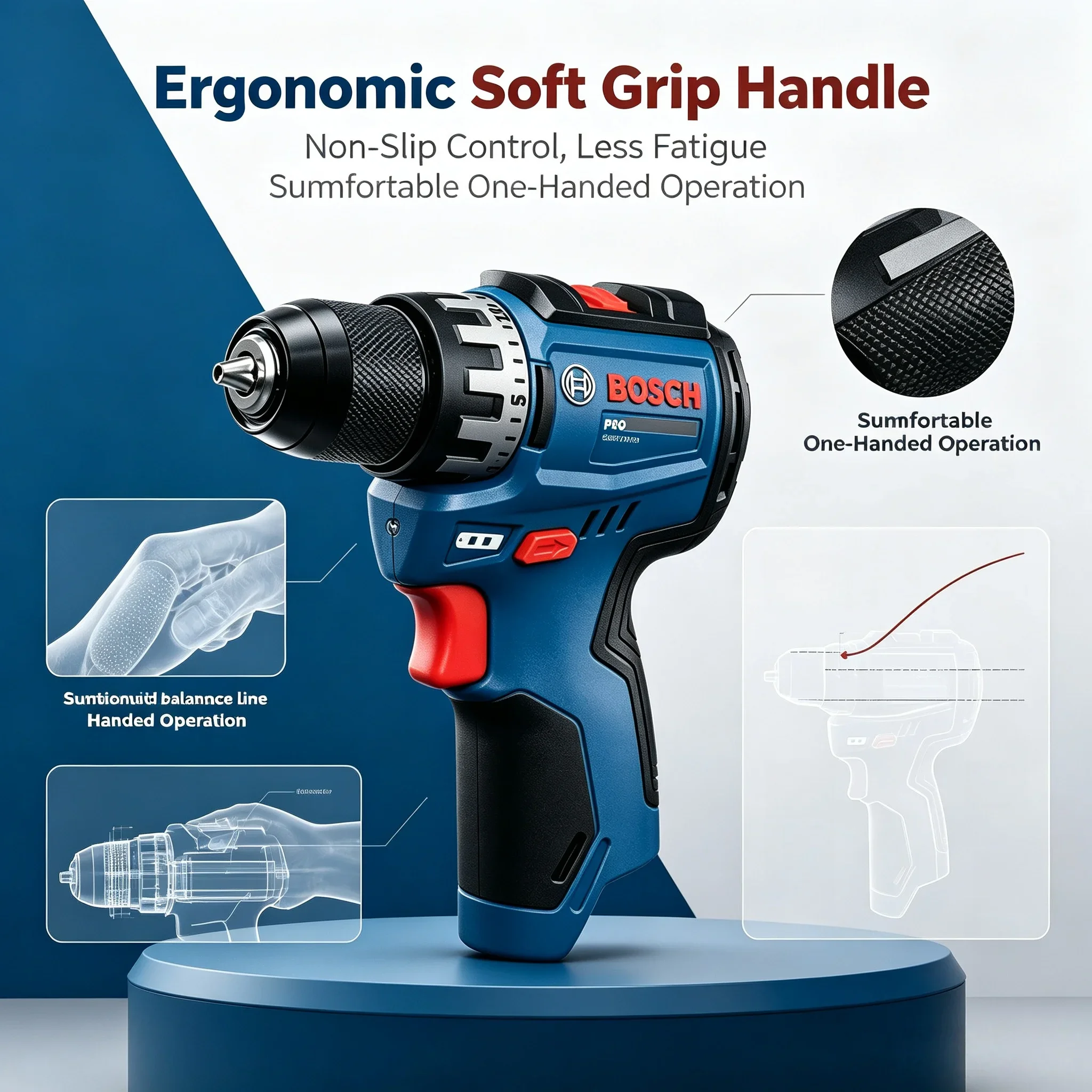 Power Tools Professional - Furadeira/Parafusadeira Sem Fio Profissional BOSCH GSR