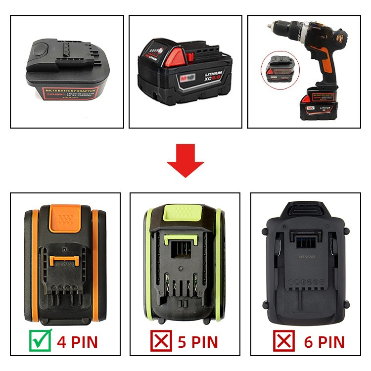 Adaptador de Bateria Laranja d - Power Tools Orange avaliação e preço