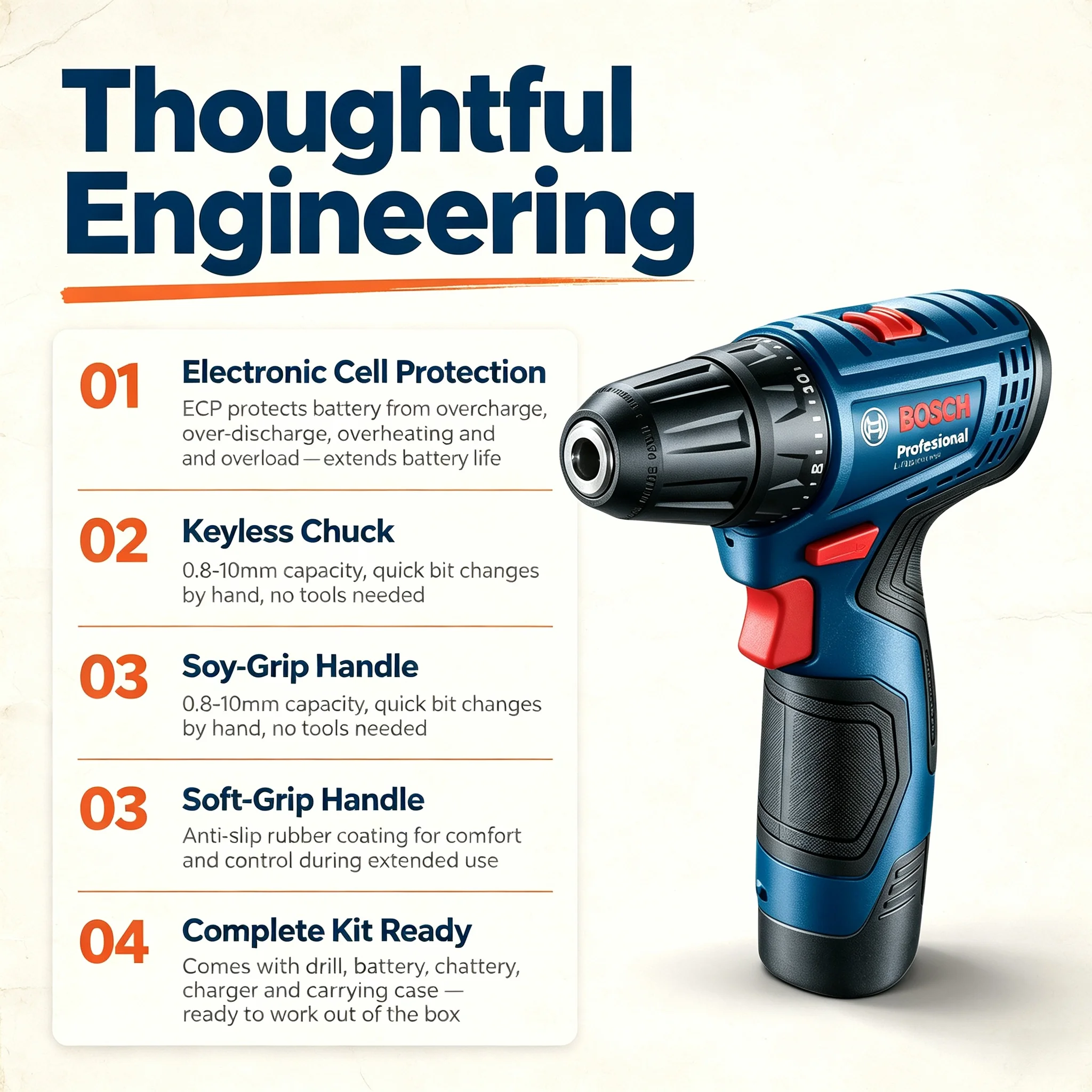 Furadeira Elétrica Sem Fio Bos - Power Tools And Hand Tools avaliação e preço