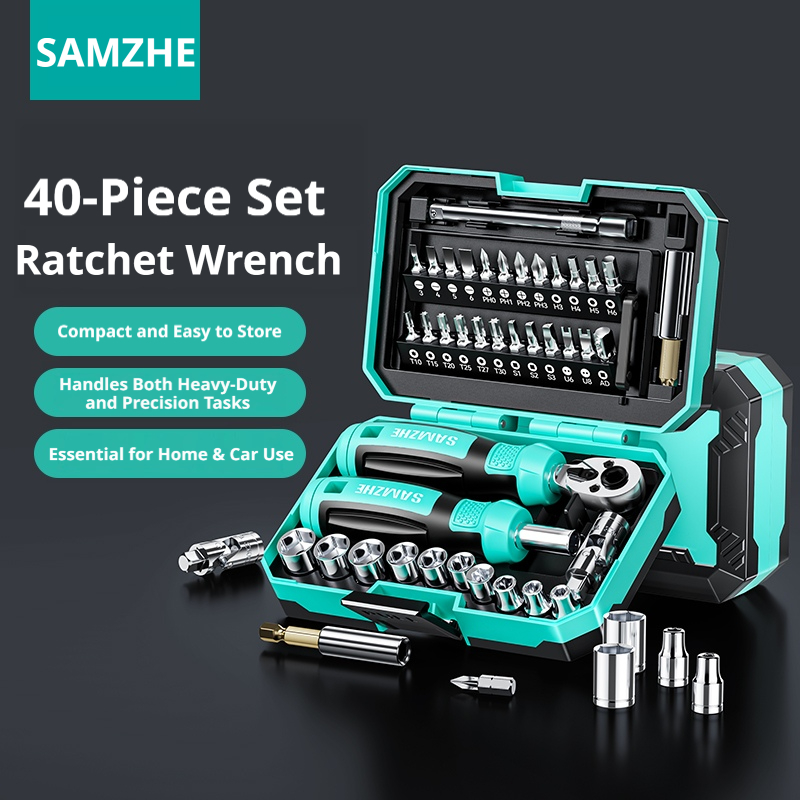 SAMZHE 40Pcs Combination Ratch - Power Tools Catalogue avaliação e preço