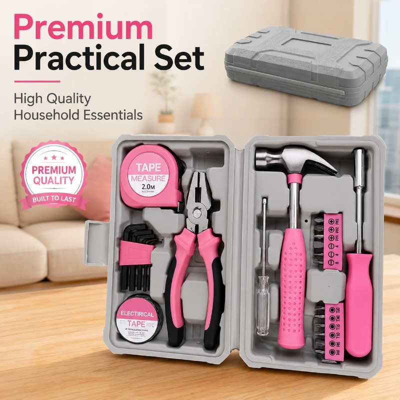 Kit de Ferramentas Rosa de 24  - Power Tools Catalogue avaliação e preço