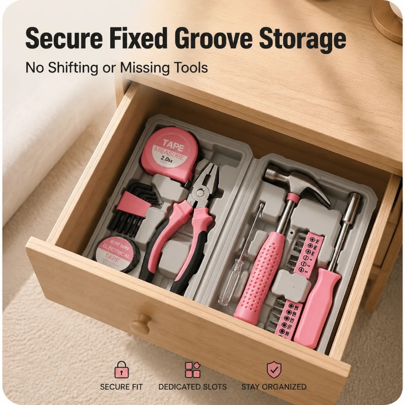 Kit de Ferramentas Rosa de 24  - Power Tools Catalogue avaliação e preço