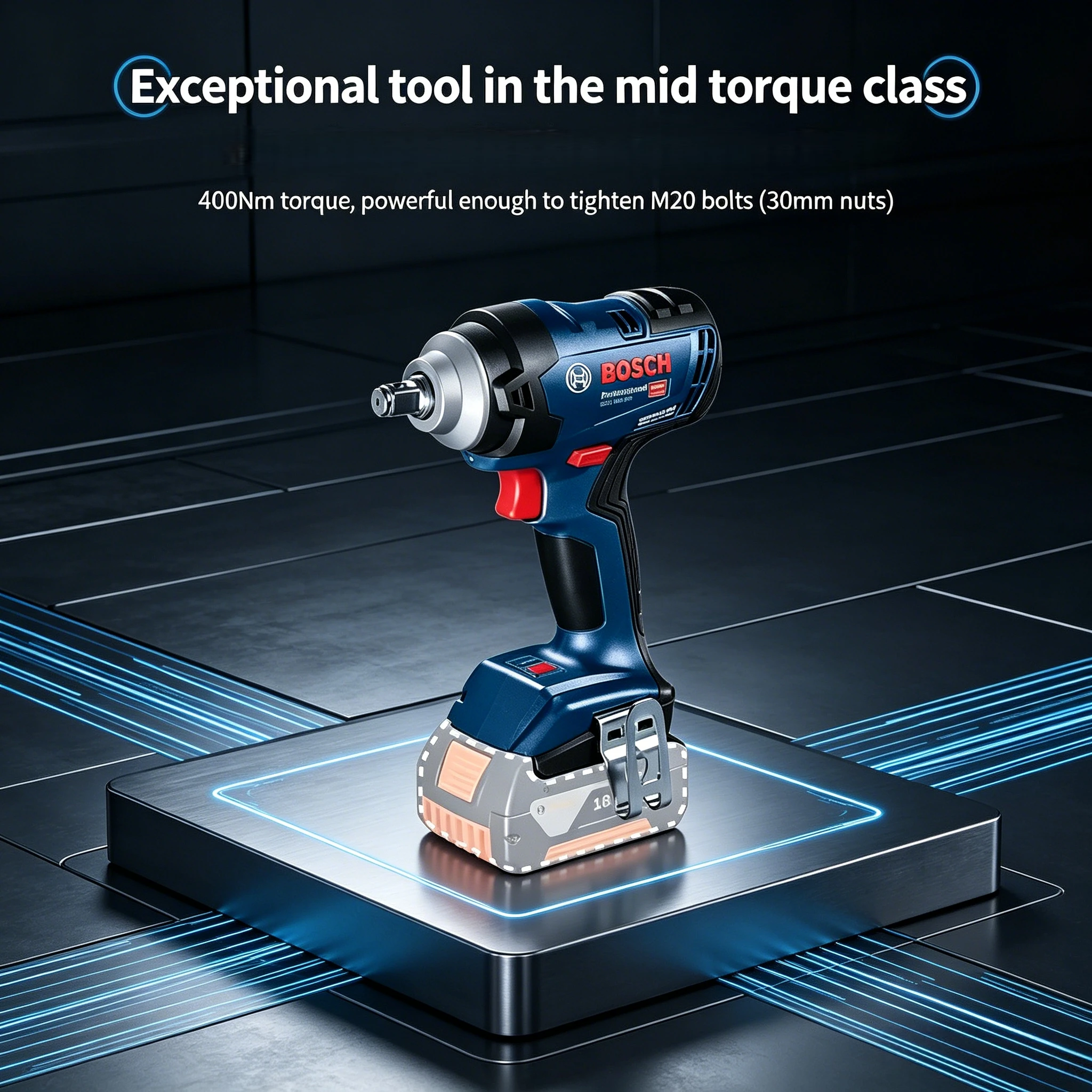 Chave de Impacto Sem Fio Bosch - Power Tools Professional avaliação e preço