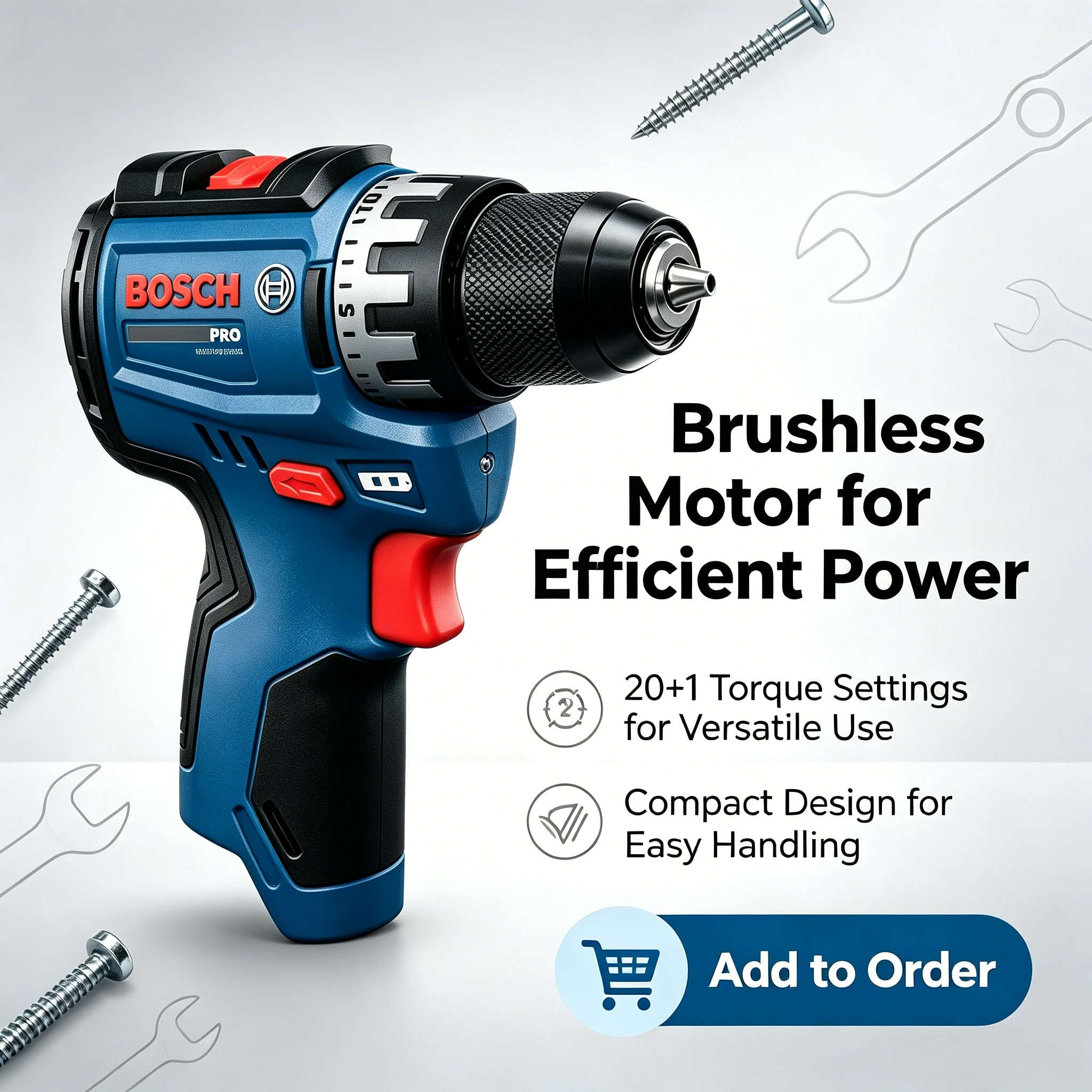 Furadeira Sem Fio Bosch Profes - Power Tools Brand avaliação e preço