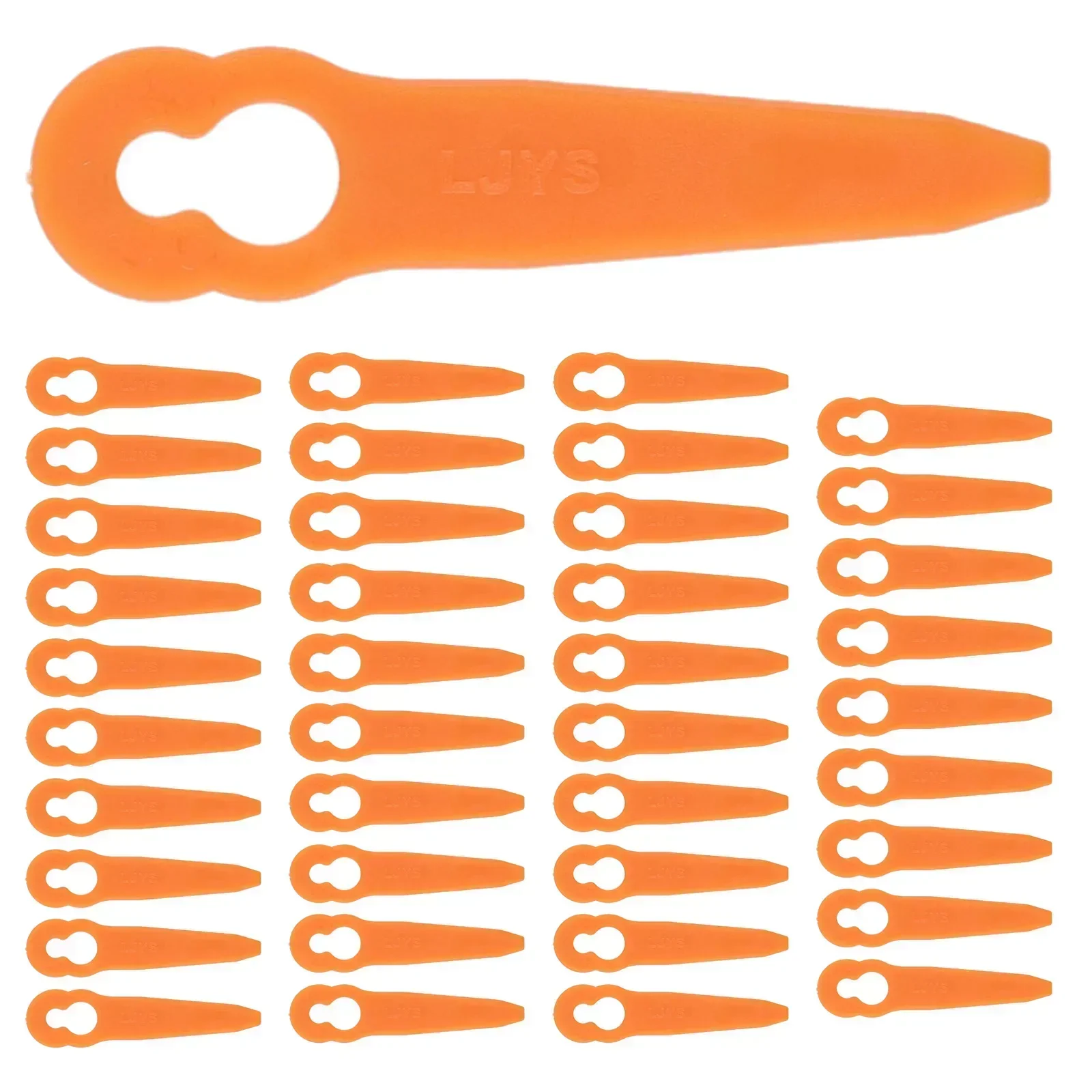 40 pçs lâminas de plástico cor - Power Tools Orange avaliação e preço