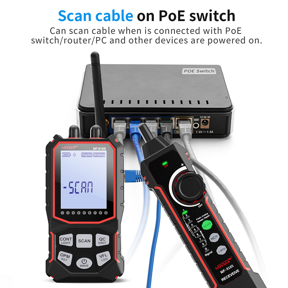 Noyafa testador de cabo de red - Power Tools Display avaliação e preço