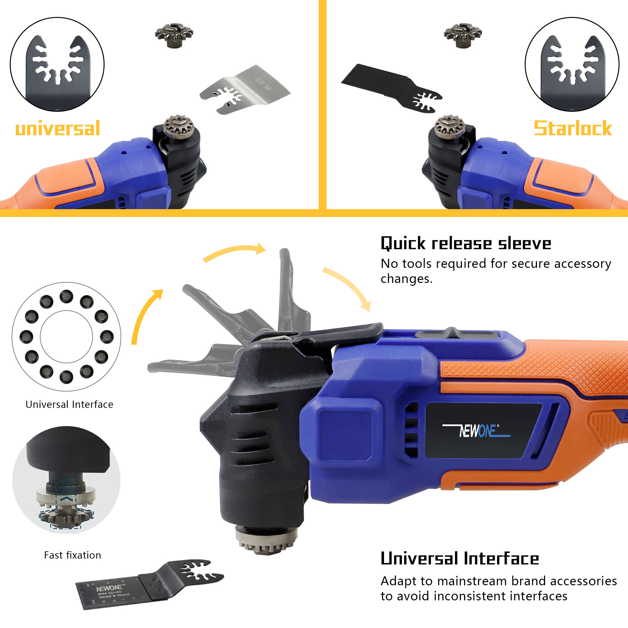 Newone 18v sem escova ferramen - Oscillating Multi Tool avaliação e preço