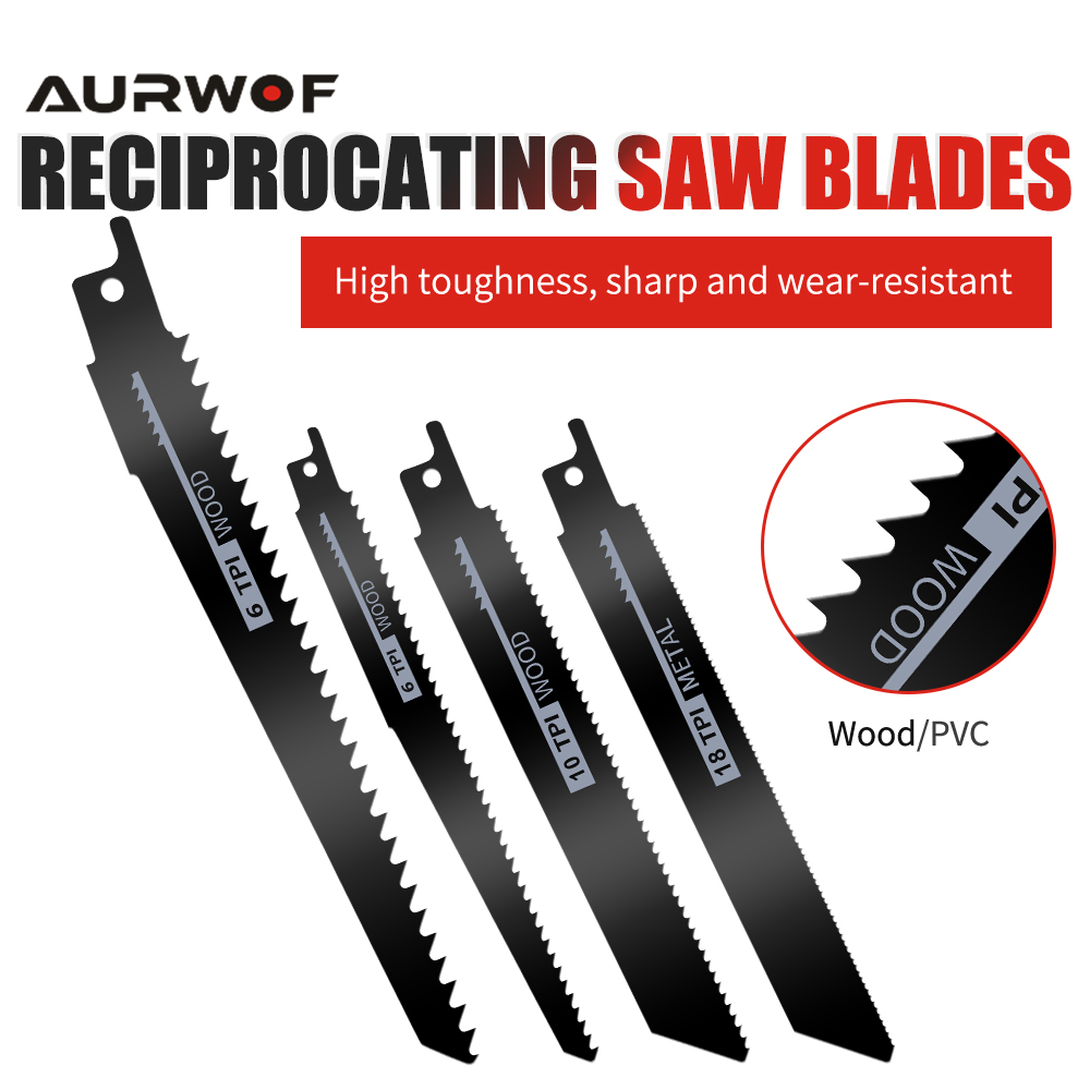 AURWOF Serra elétrica alternat - Reciprocating Saw Cordless avaliação e preço