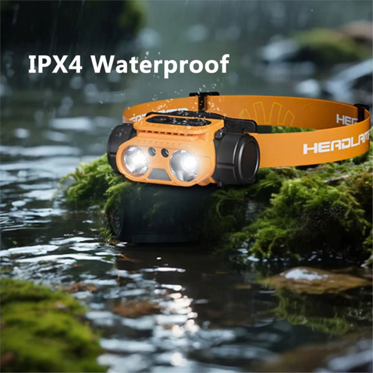 Lanterna de Cabeça LED Recarre - Power Tools Orange avaliação e preço